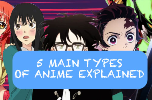 5 main anime types explained