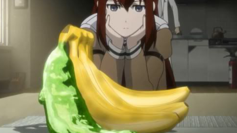 Banana time travel anime