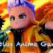 Roblox anime games