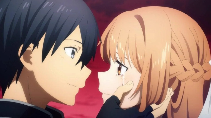 Top 10 most romantic anime scenes Sword Art Online